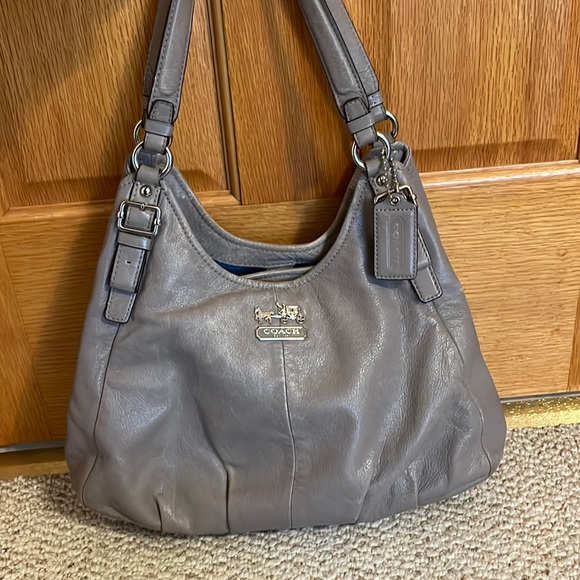 Coach purse grey used - Picture 1 of 6